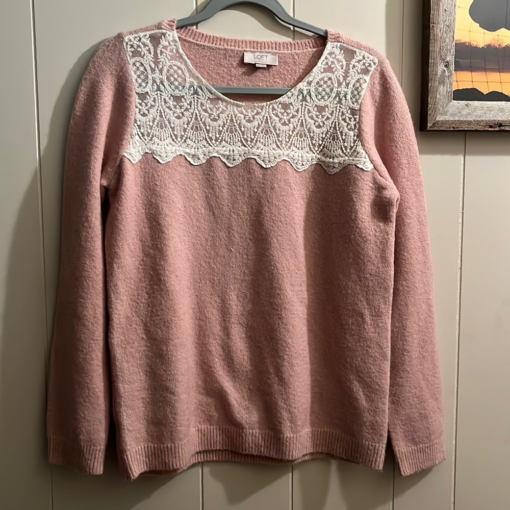 Loft Outlet Pink Sweater